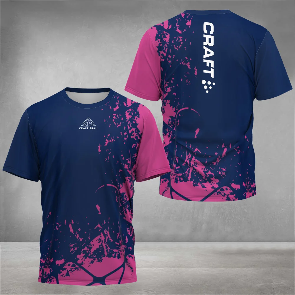 Badminton Wallpaper - Fashion Tie-Dye Printed Crew Neck T-Shirt