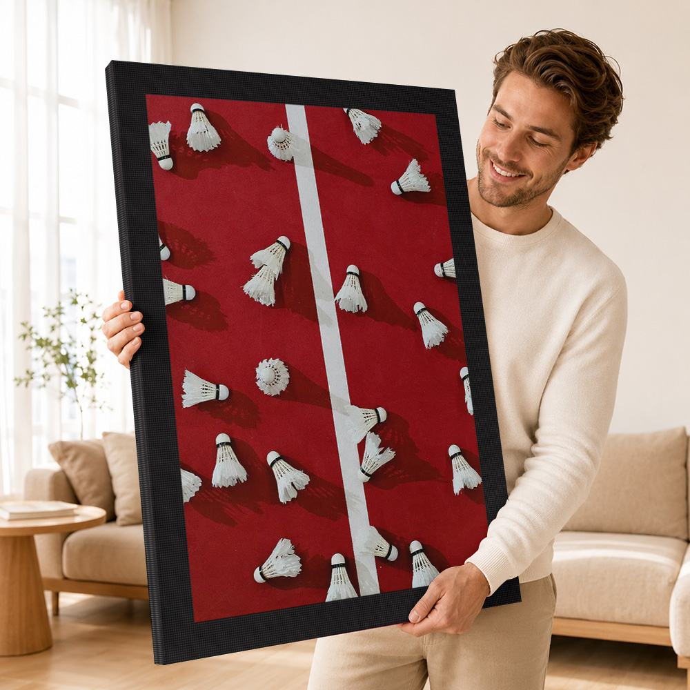 Badminton Shuttlecocks Framed  - огляд і ціна Badminton Photo