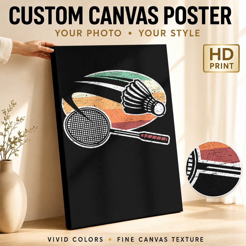 Badminton Canvas Painting Post - огляд і ціна Badminton Photo