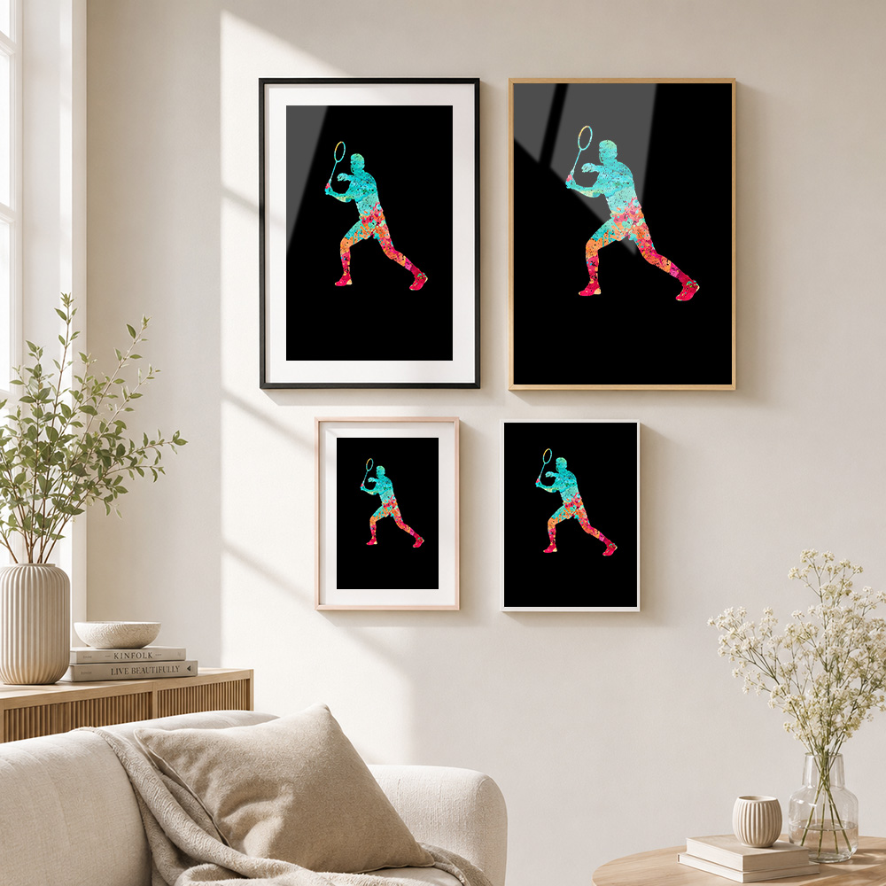 Badminton Pop Color Framed Alu - огляд і ціна Badminton Photo