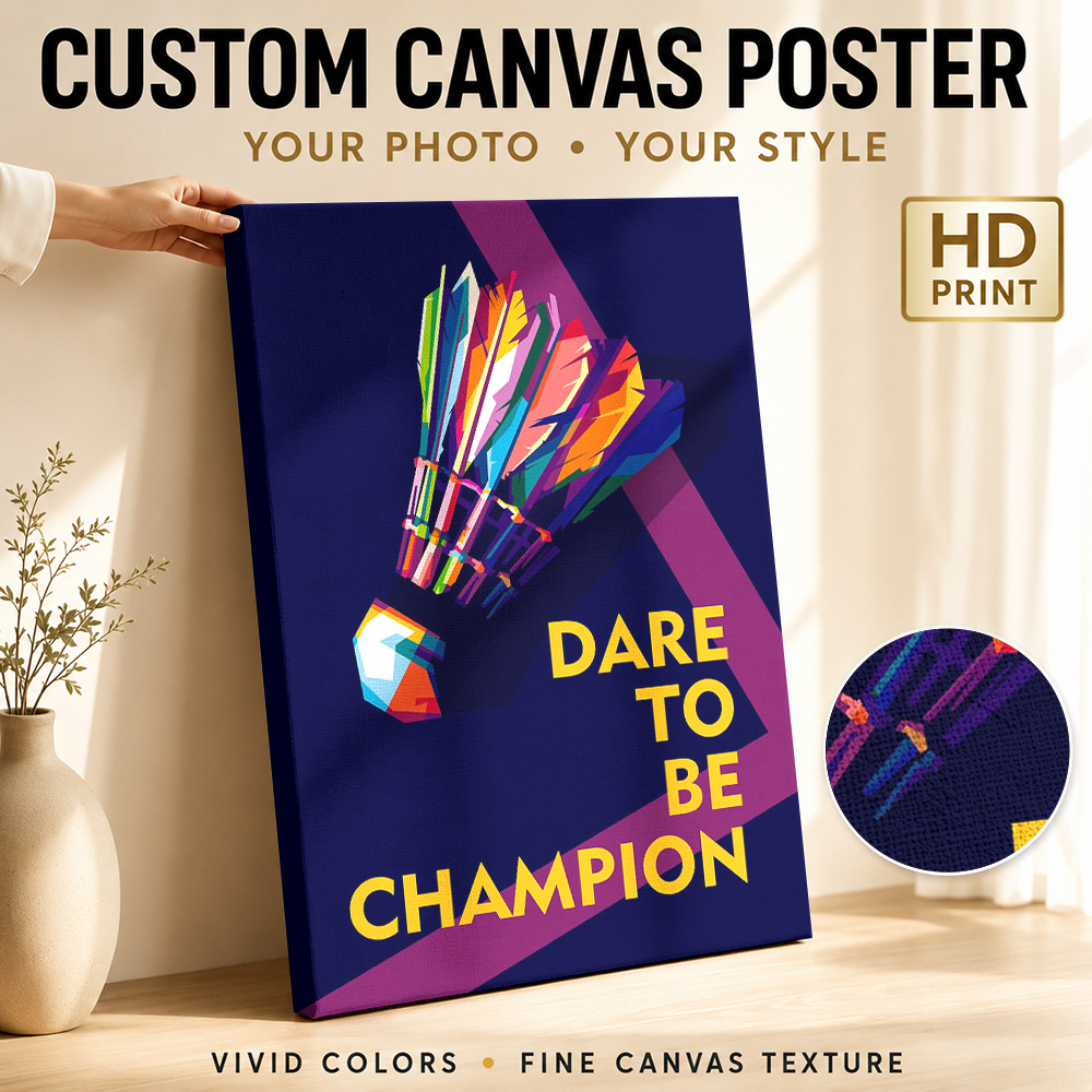 Badminton Canvas Print Poster  - огляд і ціна Badminton Photo