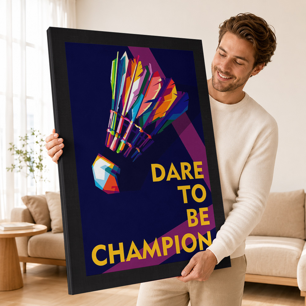 Badminton Canvas Print Poster  - огляд і ціна Badminton Photo