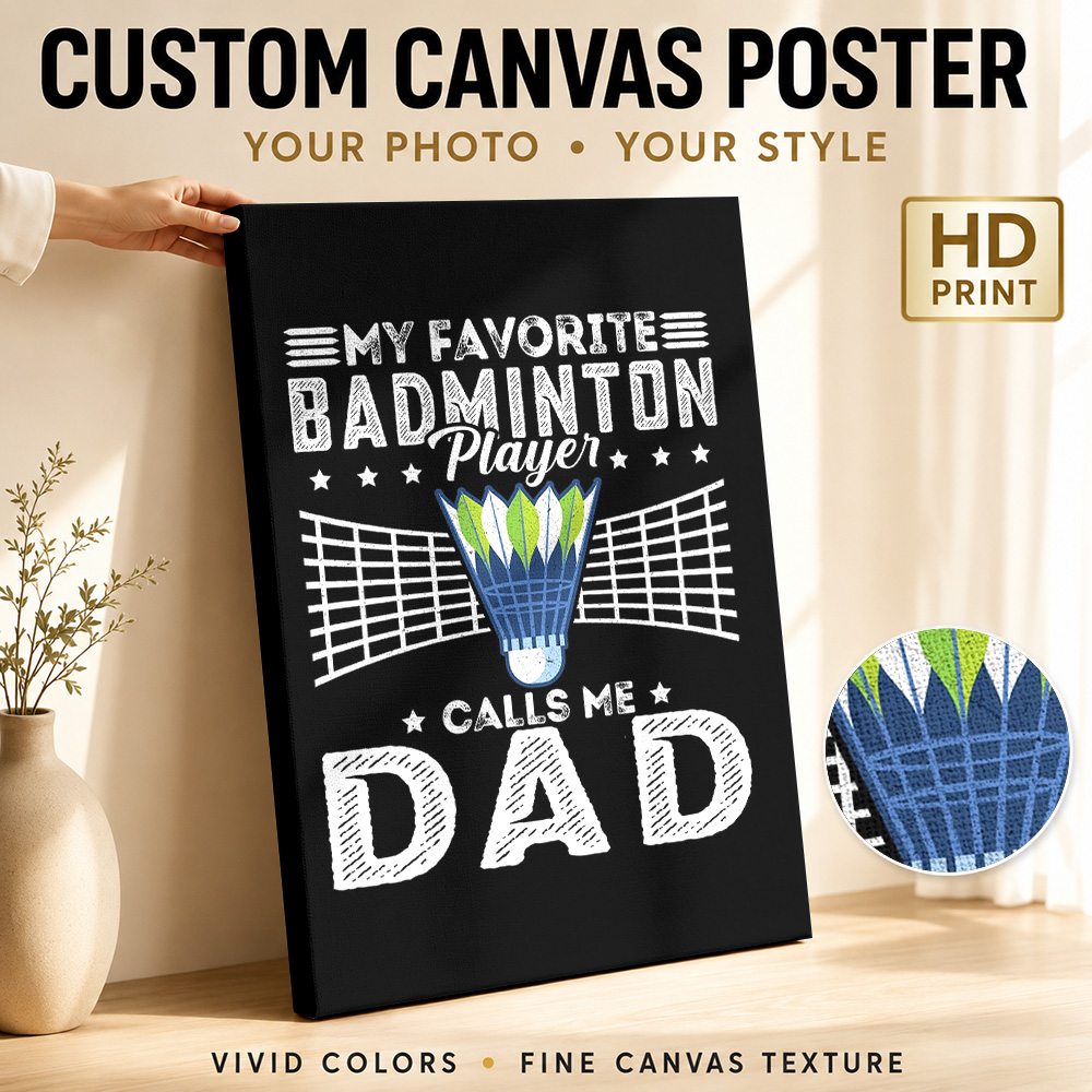 Badminton Player Calls Me Dad  - огляд і ціна Badminton Photo