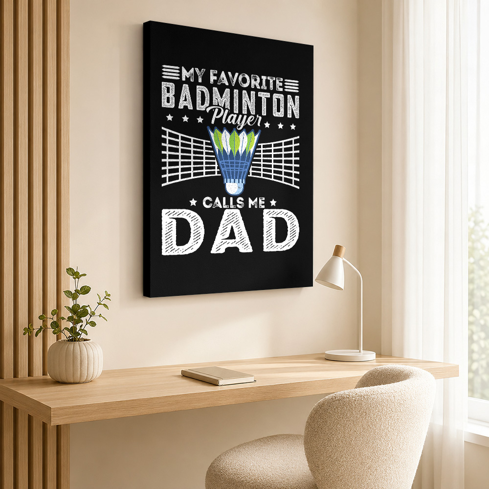 Badminton Player Calls Me Dad  - огляд і ціна Badminton Photo