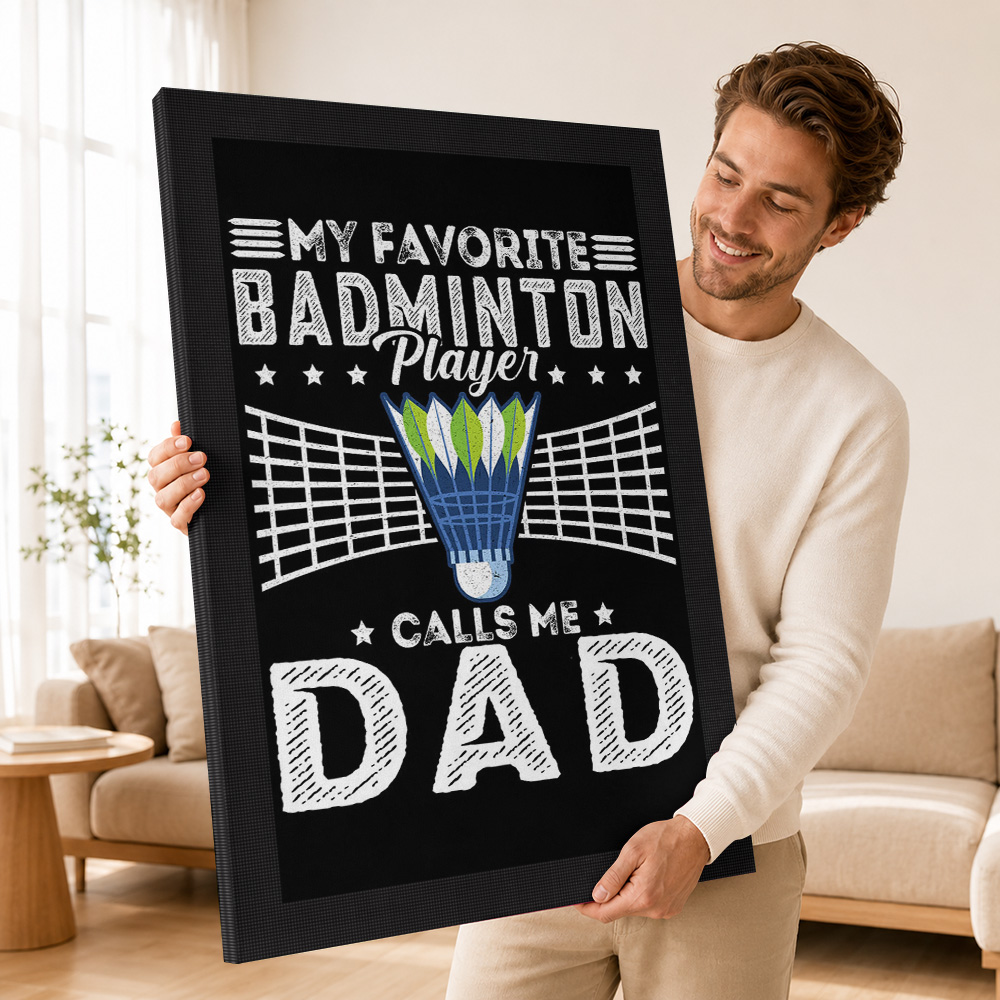 Badminton Player Calls Me Dad  - огляд і ціна Badminton Photo