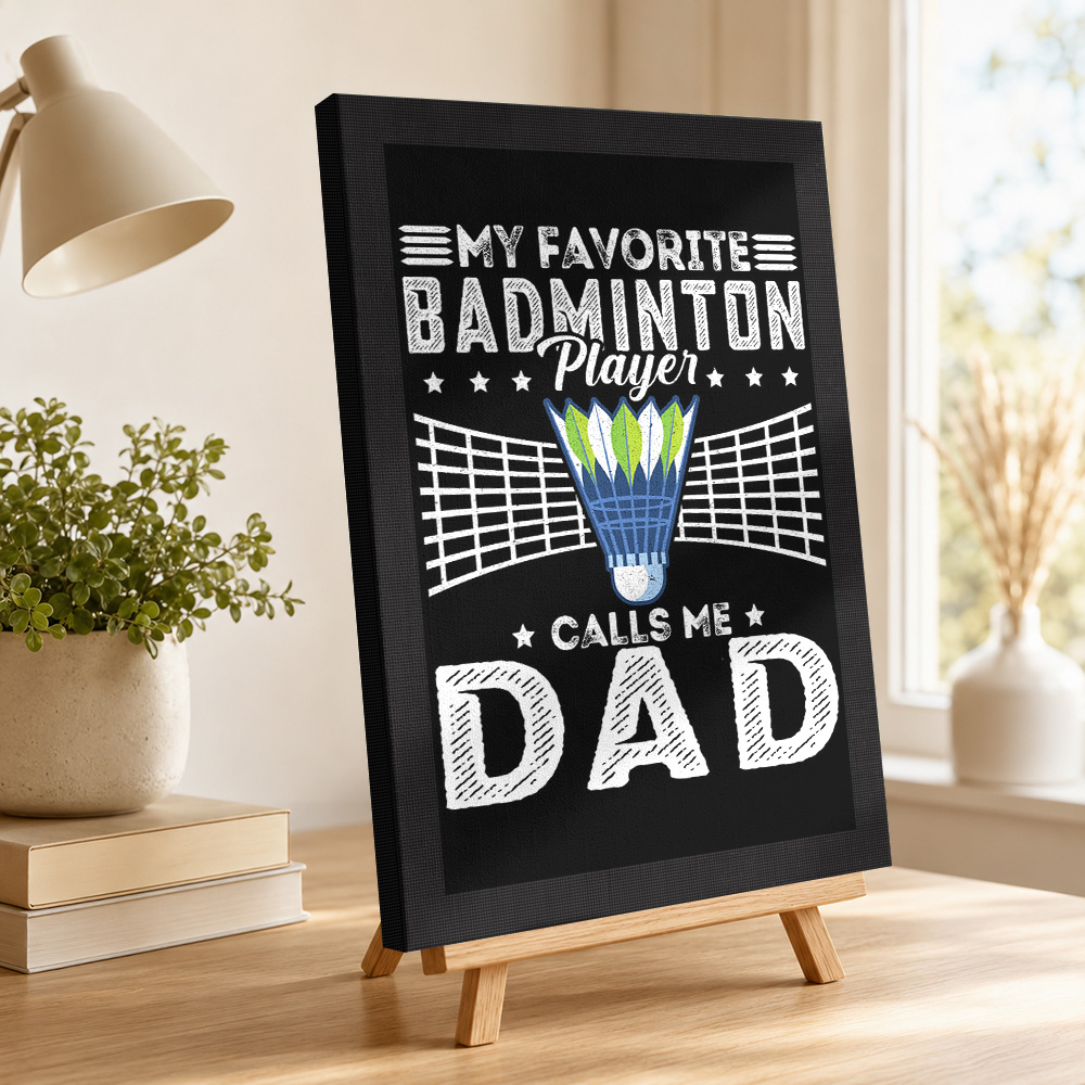 Badminton Player Calls Me Dad  - огляд і ціна Badminton Photo