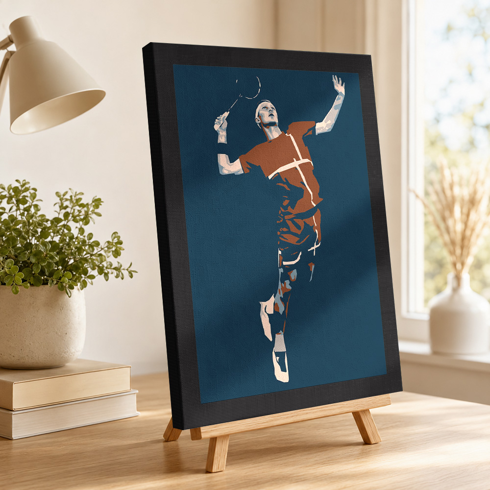 Badminton Player Silhouette Ca - огляд і ціна Badminton Photo
